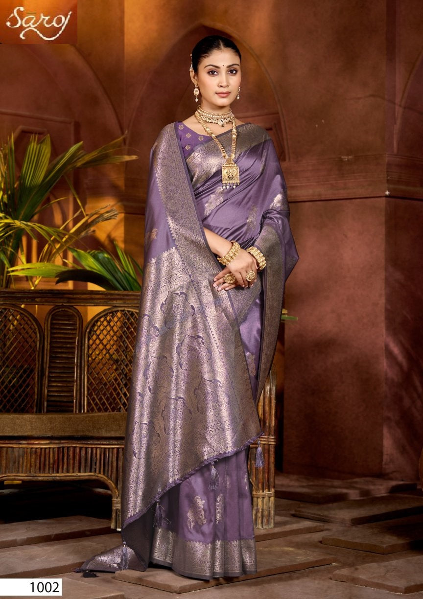 Matka Silk Vol 6 Saroj Sarees Supplier Ahmedabad