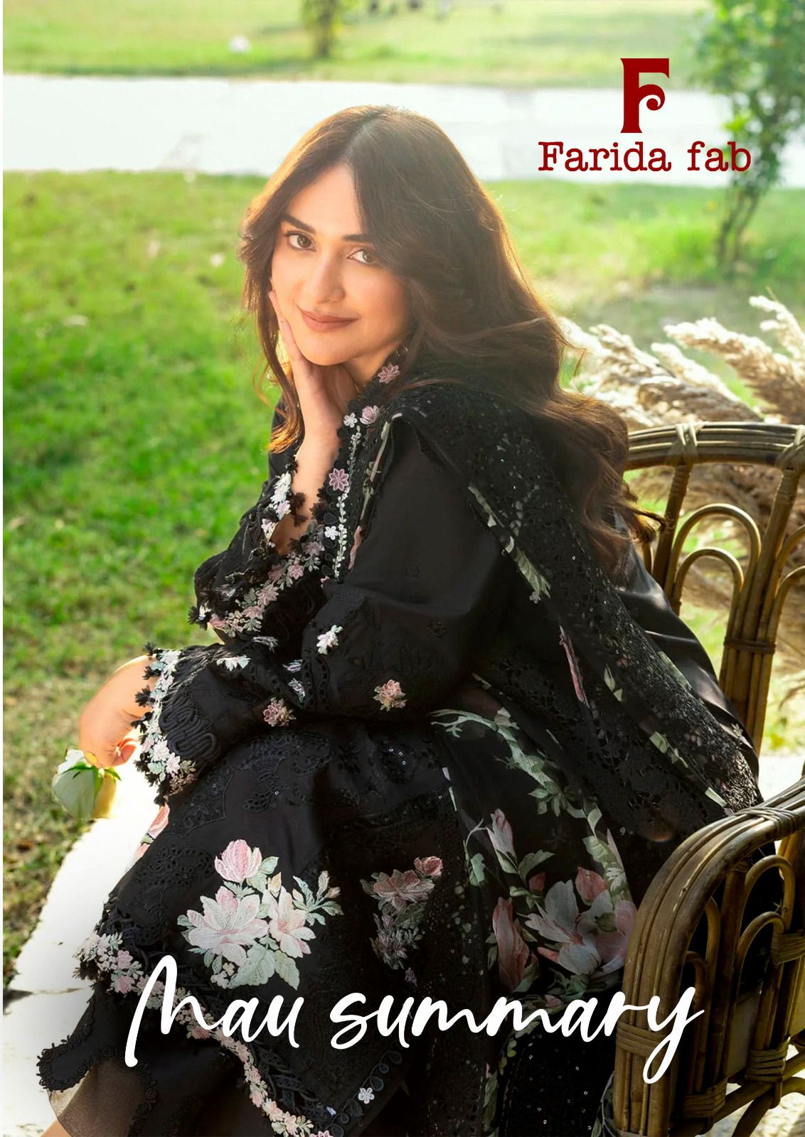 Mau Summary Farida Fab Lawn Cotton Karachi Salwar Suits Wholesaler Ahmedabad