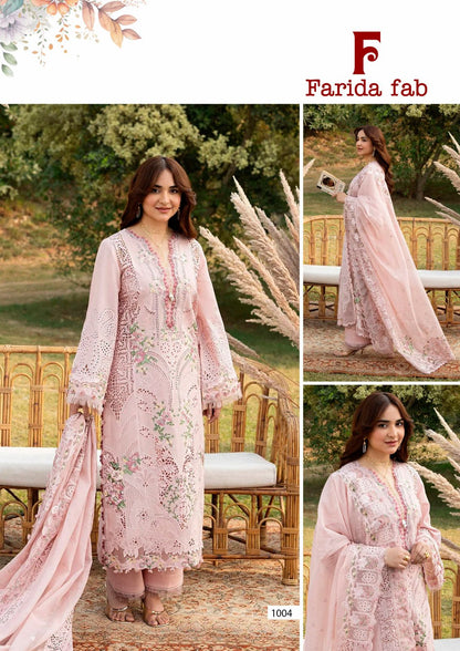 Mau Summary Farida Fab Lawn Cotton Karachi Salwar Suits Wholesaler Ahmedabad