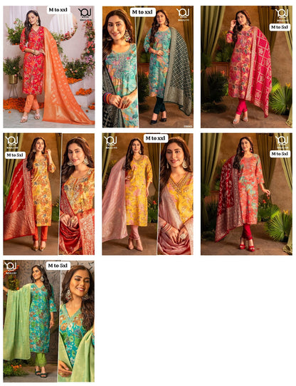 Mauli You Modal Readymade Pant Style Suits Exporter India