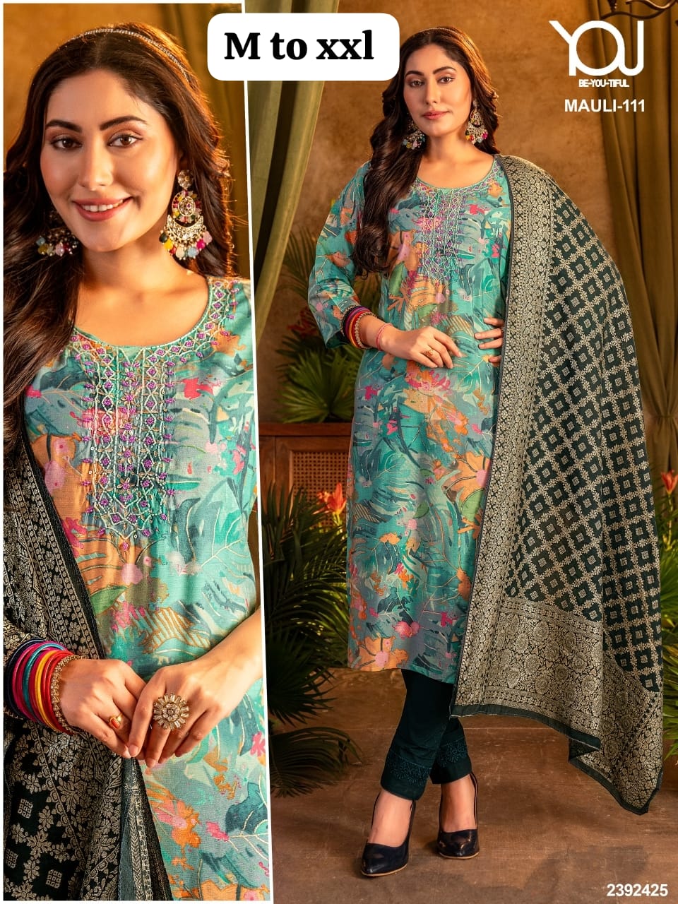 Mauli You Modal Readymade Pant Style Suits Exporter India