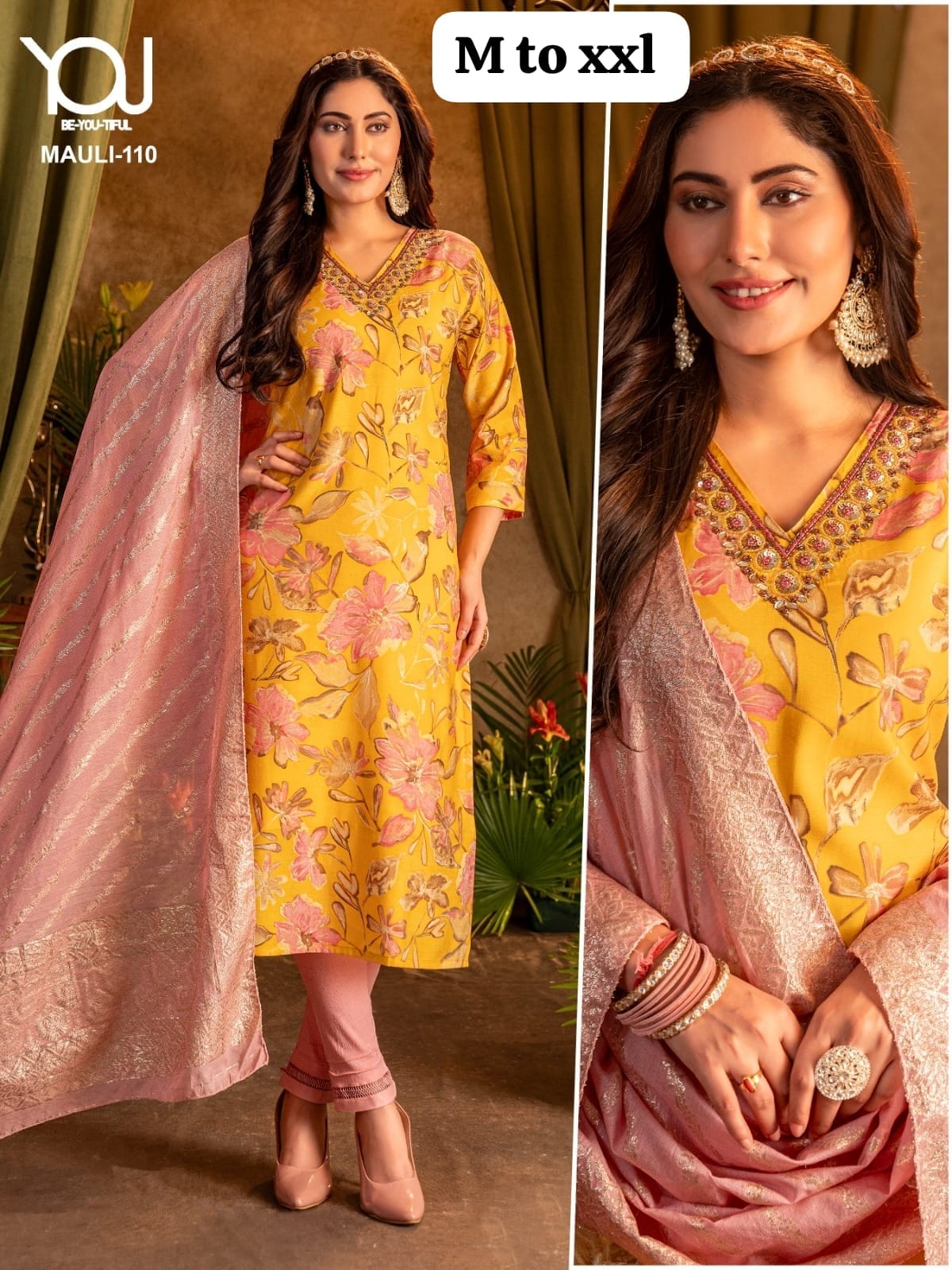 Mauli You Modal Readymade Pant Style Suits Exporter India