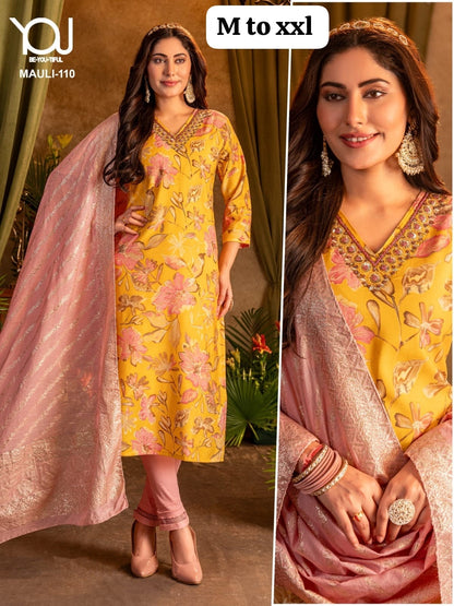 Mauli You Modal Readymade Pant Style Suits Exporter India