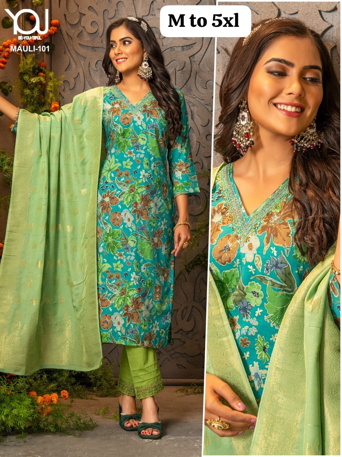 Mauli You Modal Readymade Pant Style Suits Exporter India