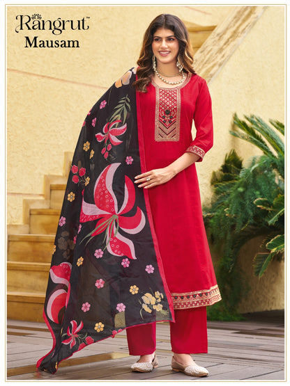Mausam Rangrut Banwery Vertican Readymade Anarkali Suits Supplier