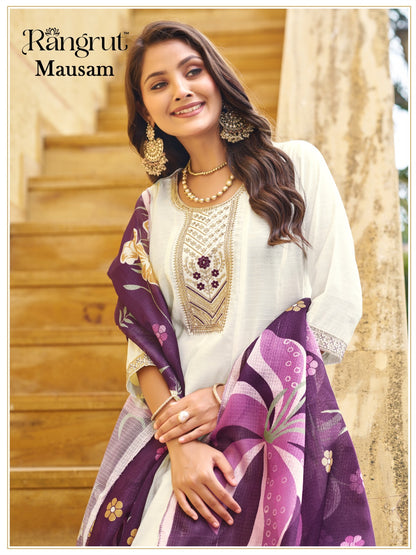 Mausam Rangrut Banwery Vertican Readymade Anarkali Suits Supplier