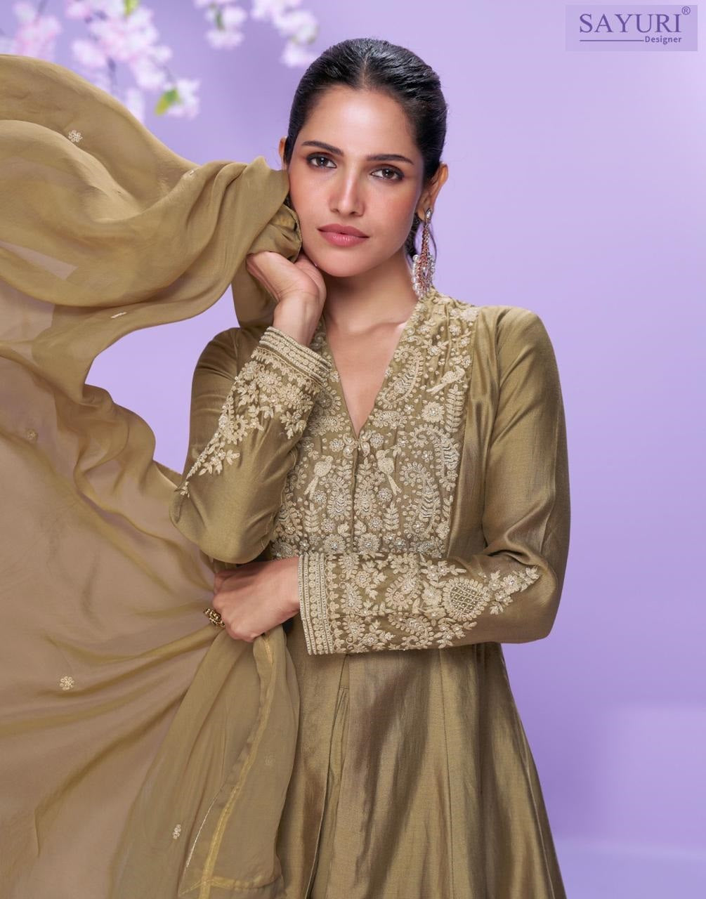 Mausam Sayuri Roman Silk Readymade Suits Supplier