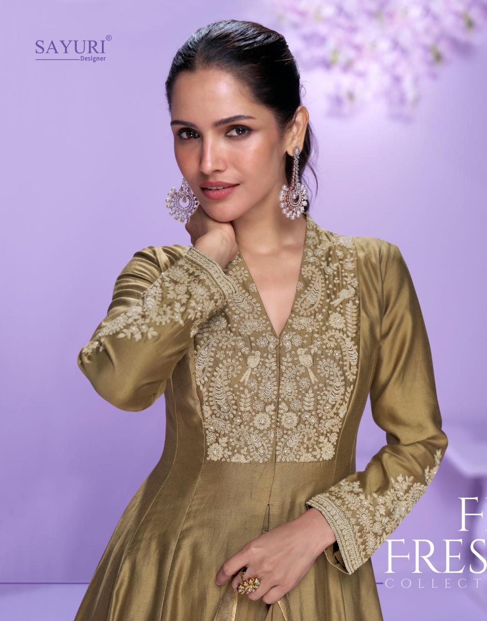 Mausam Sayuri Roman Silk Readymade Suits Supplier