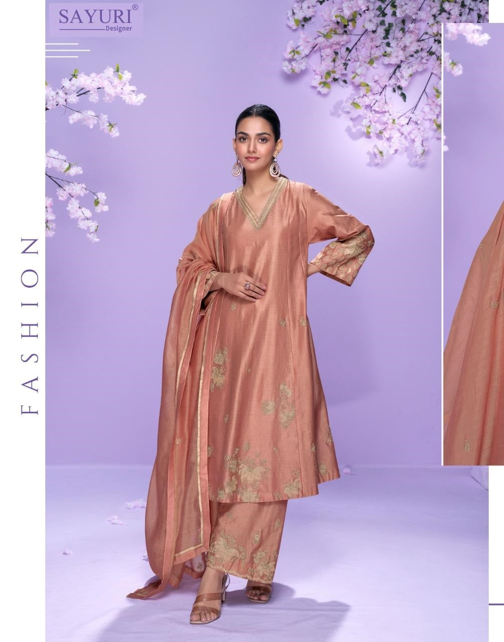 Mausam Sayuri Roman Silk Readymade Suits Supplier