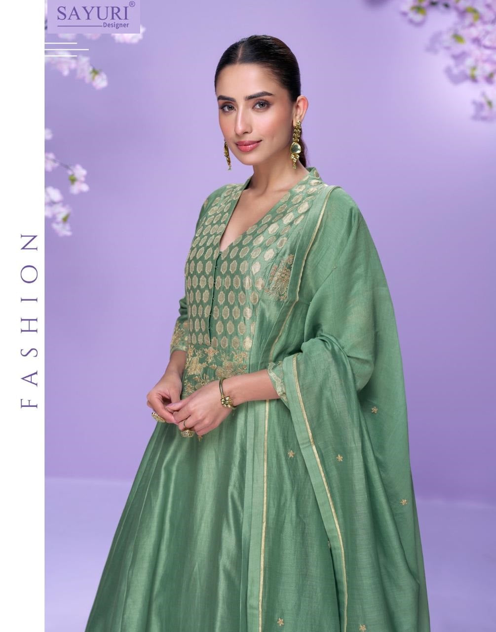 Mausam Sayuri Roman Silk Readymade Suits Supplier