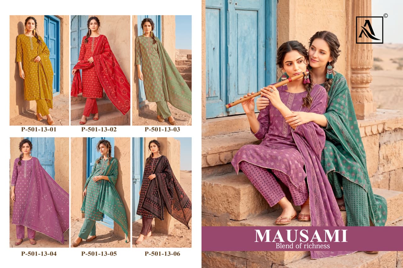Mausami Alok Viscose Reyon Pant Style Suits Manufacturer Ahmedabad