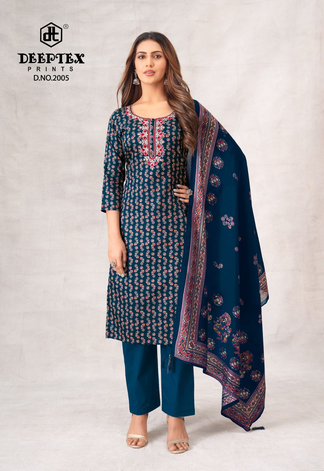 Mausami Vol 2 Deeptex Prints Jam Satin Pant Style Suits Wholesaler Ahmedabad