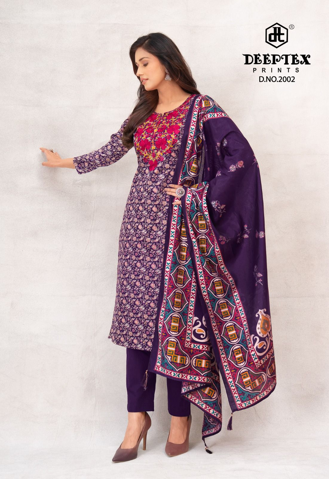 Mausami Vol 2 Deeptex Prints Jam Satin Pant Style Suits Wholesaler Ahmedabad