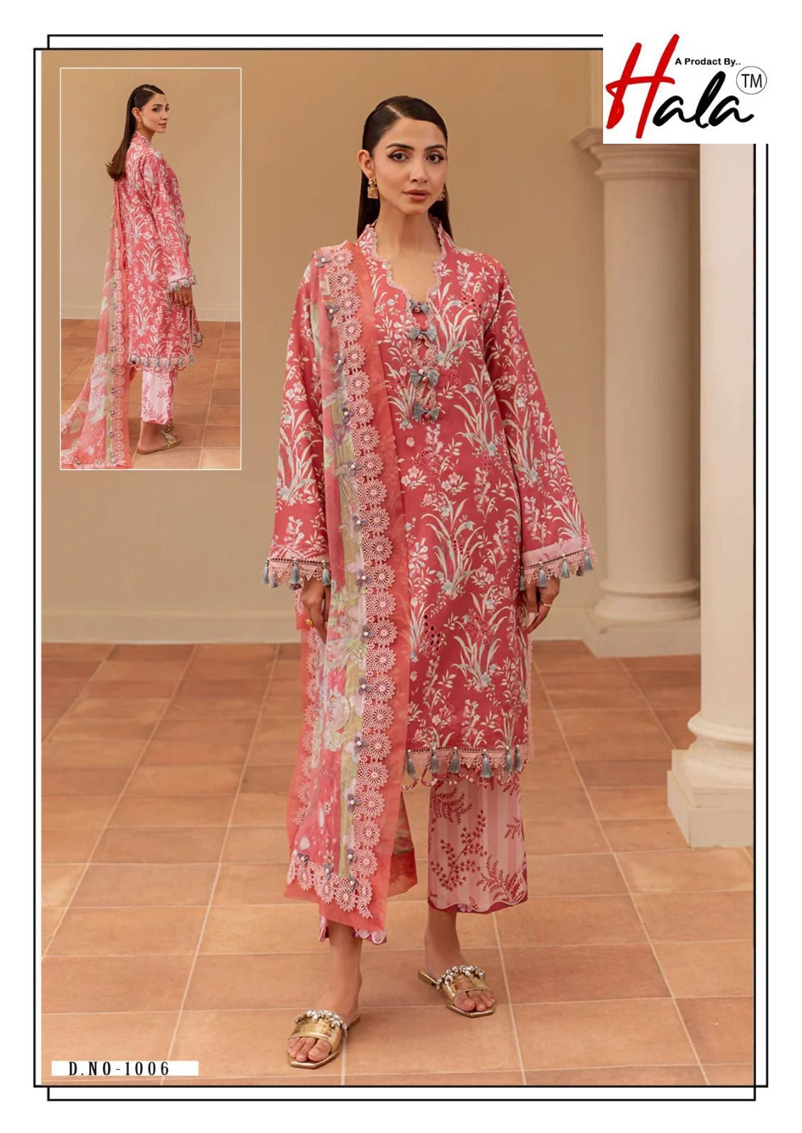 Mausummery Vol 1 Hala Lawn Cotton Karachi Salwar Suits Wholesaler India