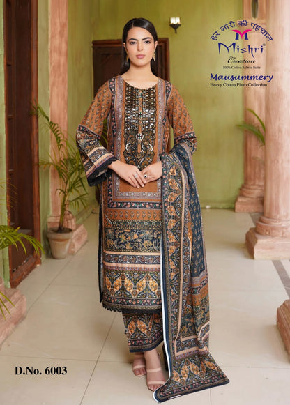 Mausummery Vol 6 Mishri Lawn Cotton Karachi Salwar Suits Exporter
