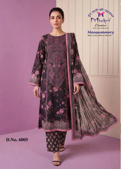 Mausummery Vol 6 Mishri Lawn Cotton Karachi Salwar Suits Exporter