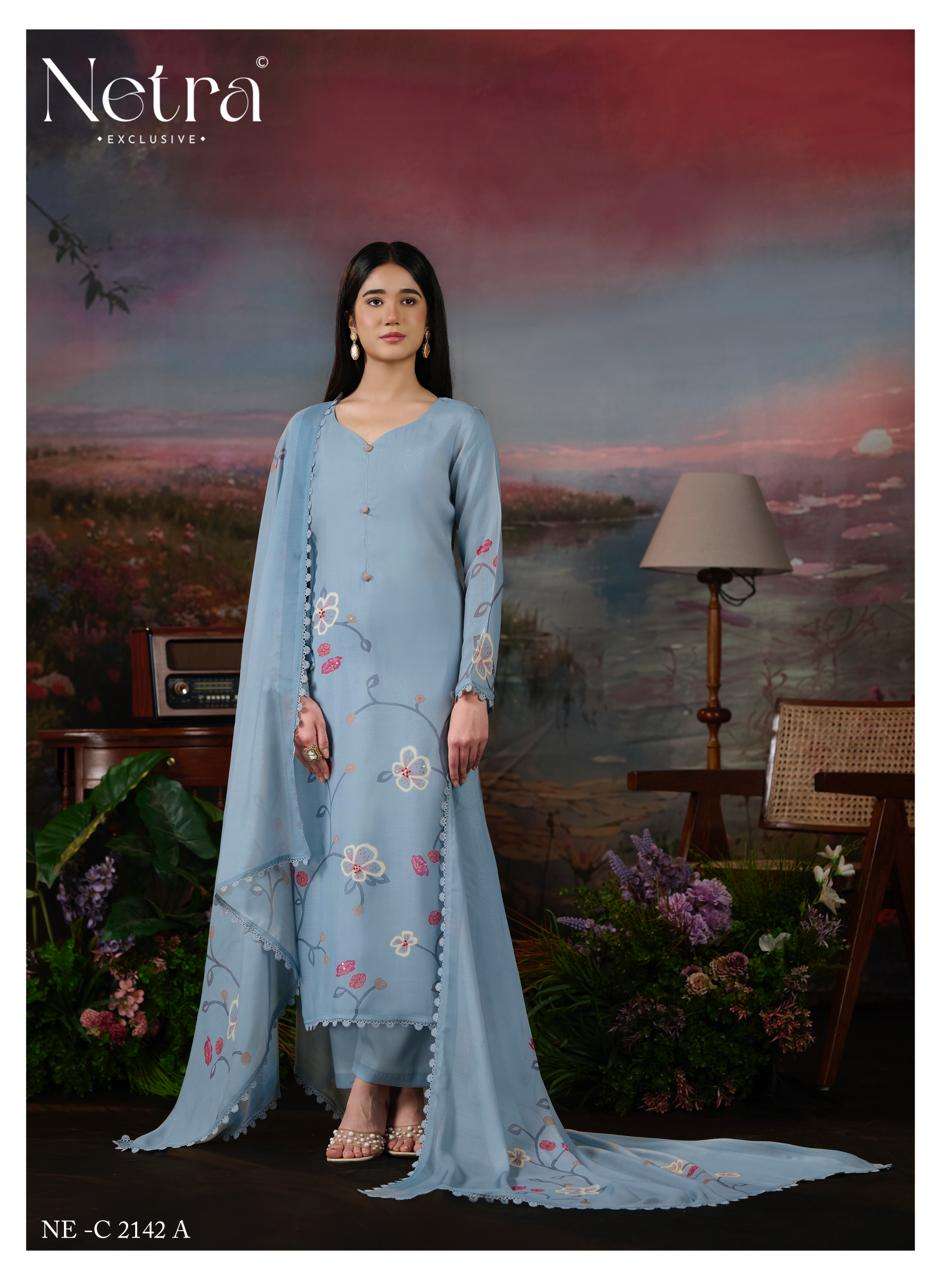Mavya Netra Banarasi Pant Style Suits Wholesaler India