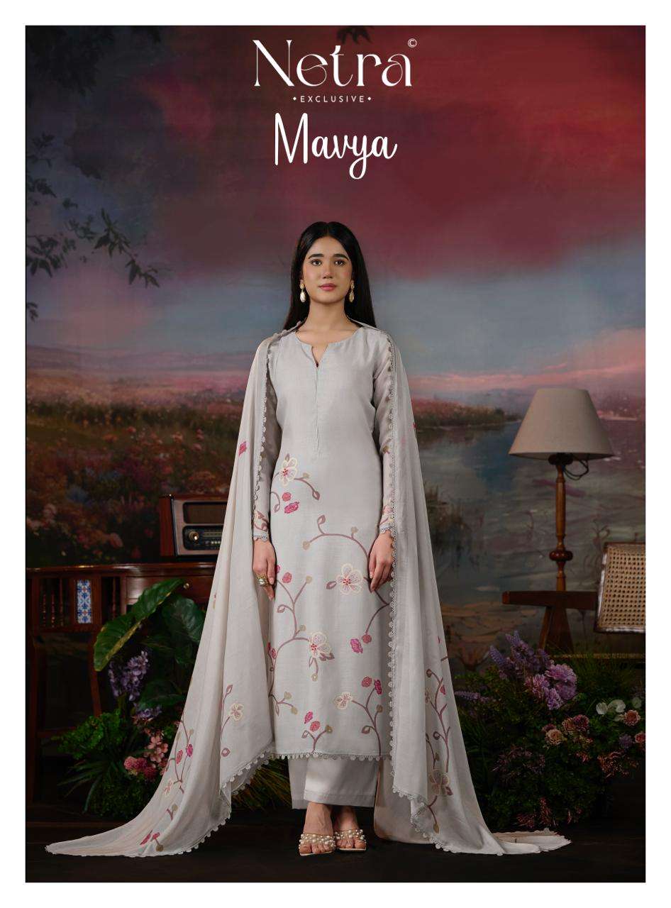 Mavya Netra Banarasi Pant Style Suits Wholesaler India