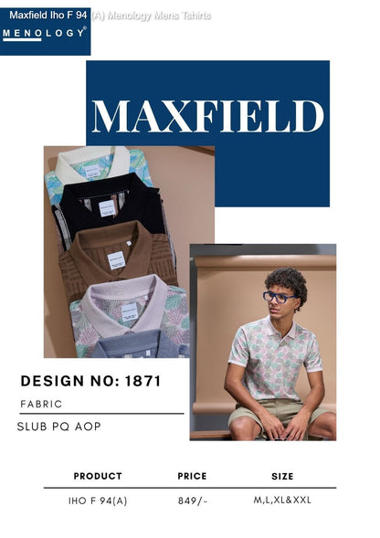 Maxfield Iho F 94 (A) Menology Slub Mens Tshirts Wholesale Rate
