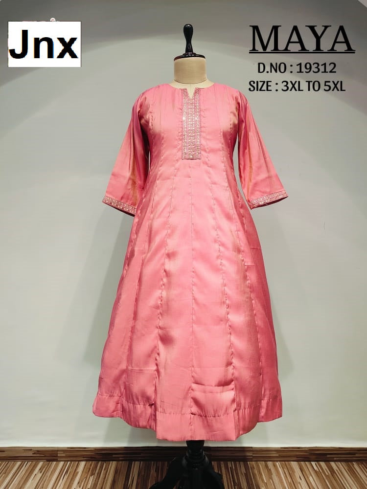 Maya 050126 Jnx Plus Size Kurtis Exporter