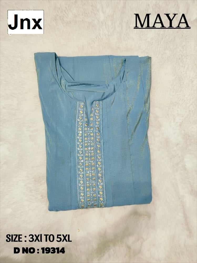 Maya 050126 Jnx Plus Size Kurtis Exporter