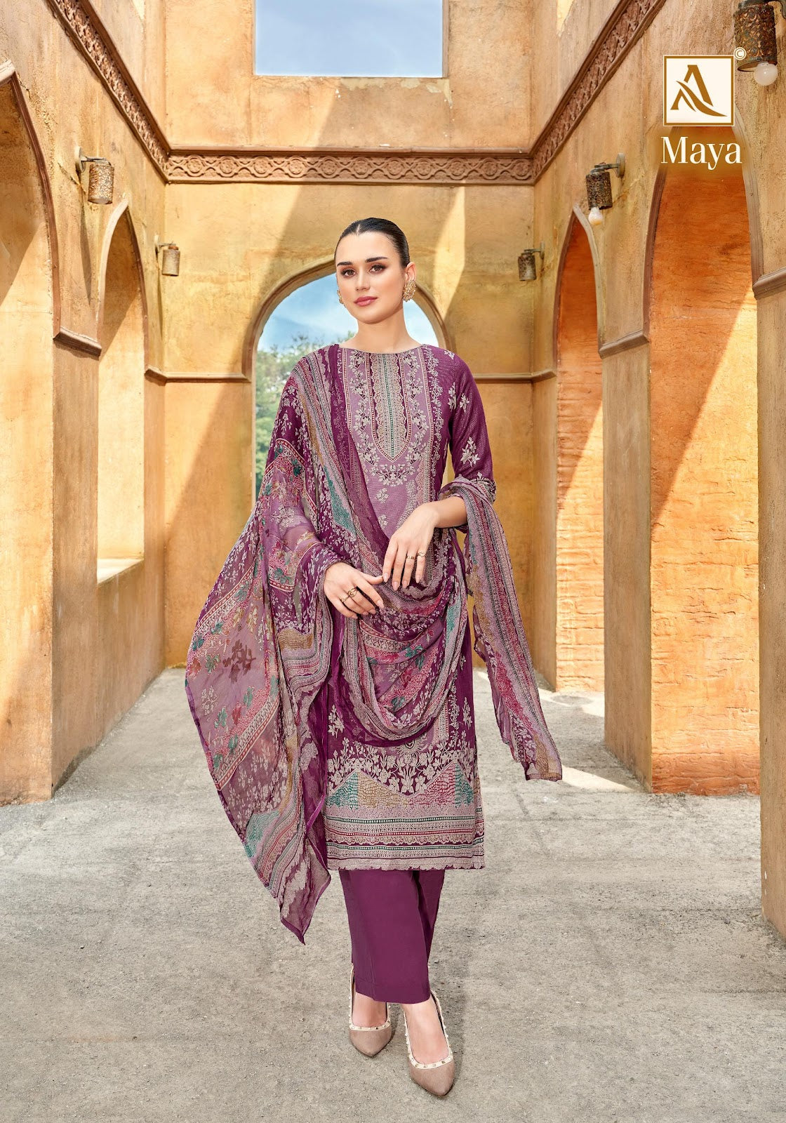 Maya Alok Simmer Karachi Salwar Suits Wholesale
