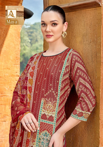 Maya Alok Simmer Karachi Salwar Suits Wholesale