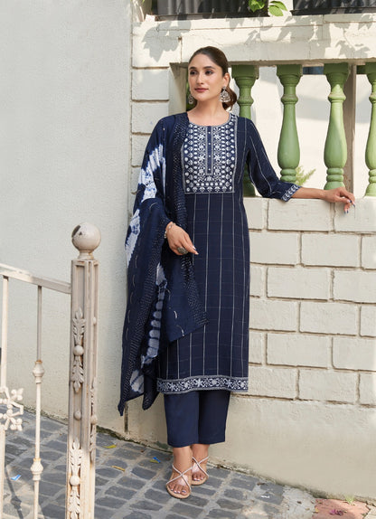Maya Mystic 9 Dobby Readymade Pant Style Suits Wholesale Price