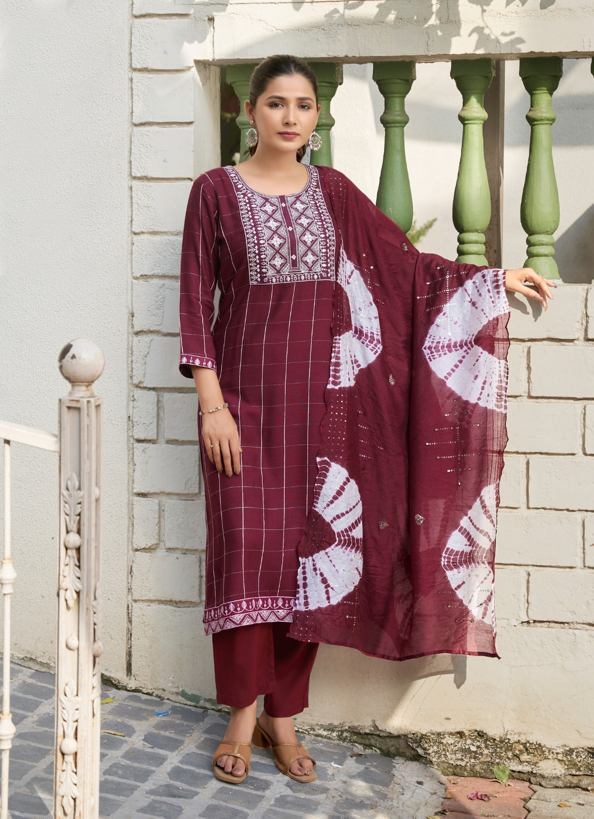 Maya Mystic 9 Dobby Readymade Pant Style Suits Wholesale Price