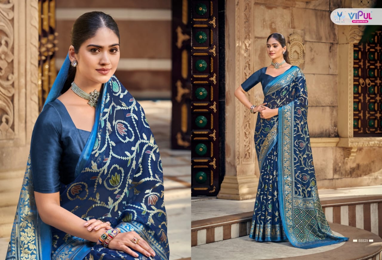 Maya Vol 1 Vipul Brasso Sarees Wholesale Rate