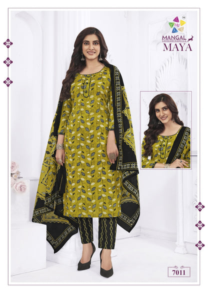 Maya Vol 7 Mangal Shree Fabrics Cotton Dress Material Exporter Gujarat