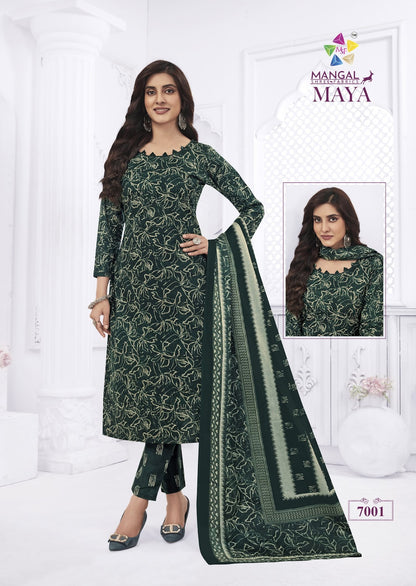 Maya Vol 7 Mangal Shree Fabrics Cotton Dress Material Exporter Gujarat