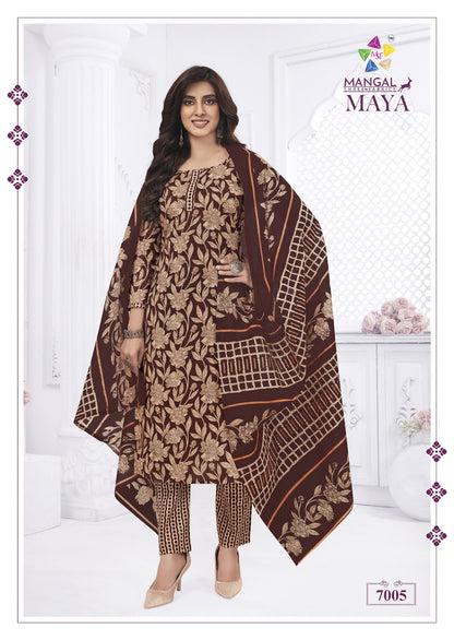 Maya Vol 7 Mangal Shree Fabrics Cotton Dress Material Exporter Gujarat