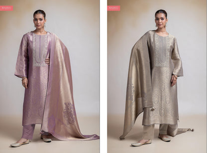 Mayaqi Naariti Tissue Silk Pant Style Suits Exporter India
