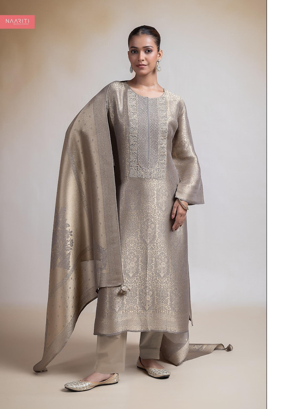 Mayaqi Naariti Tissue Silk Pant Style Suits Wholesaler India