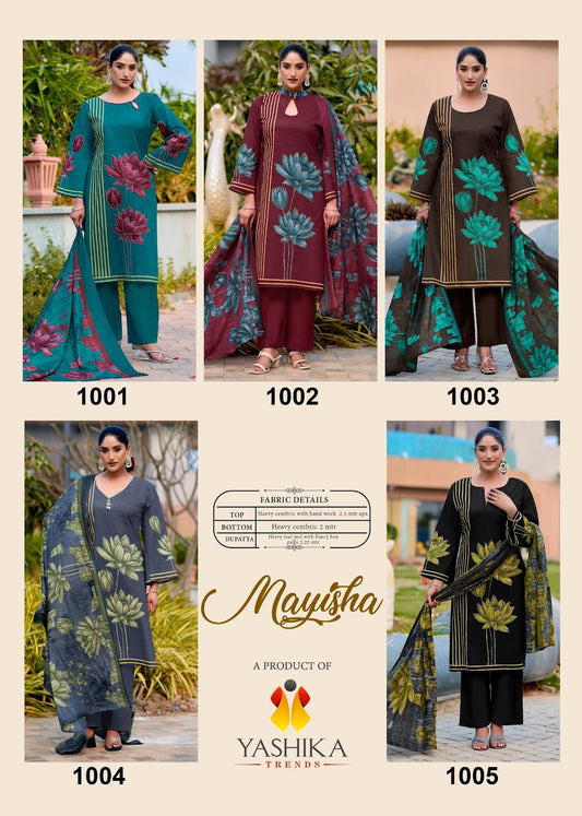 Mayisha Yashika Trends Cotton Karachi Salwar Suits Exporter