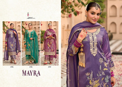 Mayra Eba Lifestyle Simmer Readymade Plazzo Style Suits Supplier India