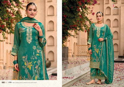 Mayra Eba Lifestyle Simmer Readymade Plazzo Style Suits Supplier India