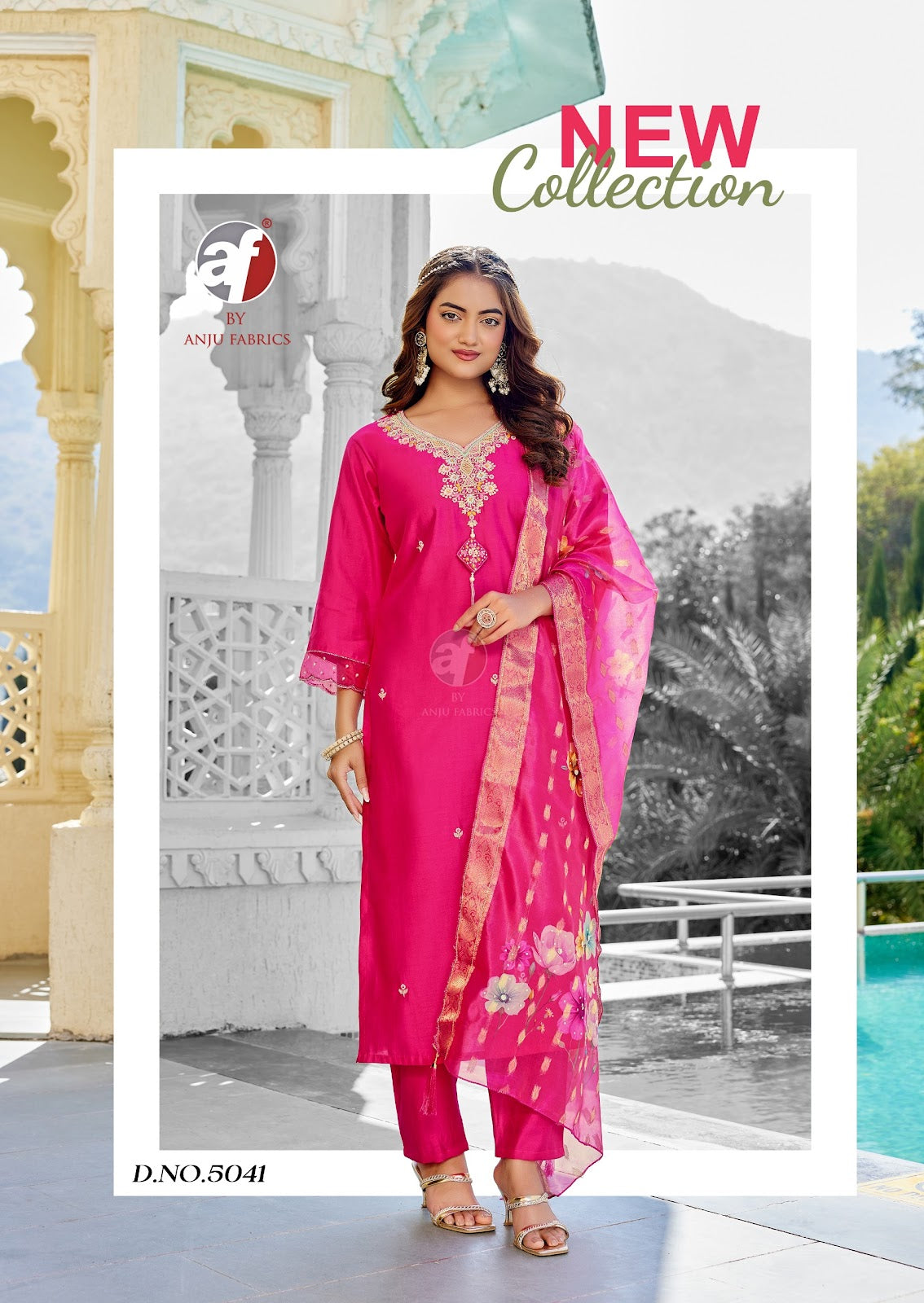 Mayra Premium Af Silk Readymade Pant Style Suits Manufacturer