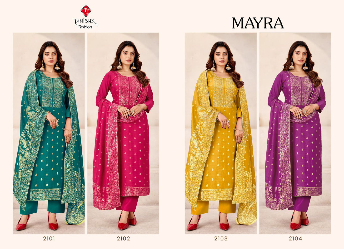 Mayra Tanishk Fashion Muslin Pant Style Suits Wholesale