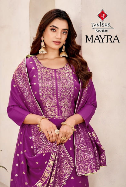 Mayra Tanishk Fashion Muslin Pant Style Suits Wholesale
