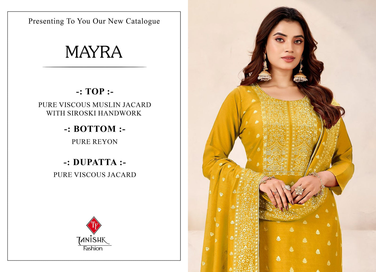 Mayra Tanishk Fashion Muslin Pant Style Suits Wholesale