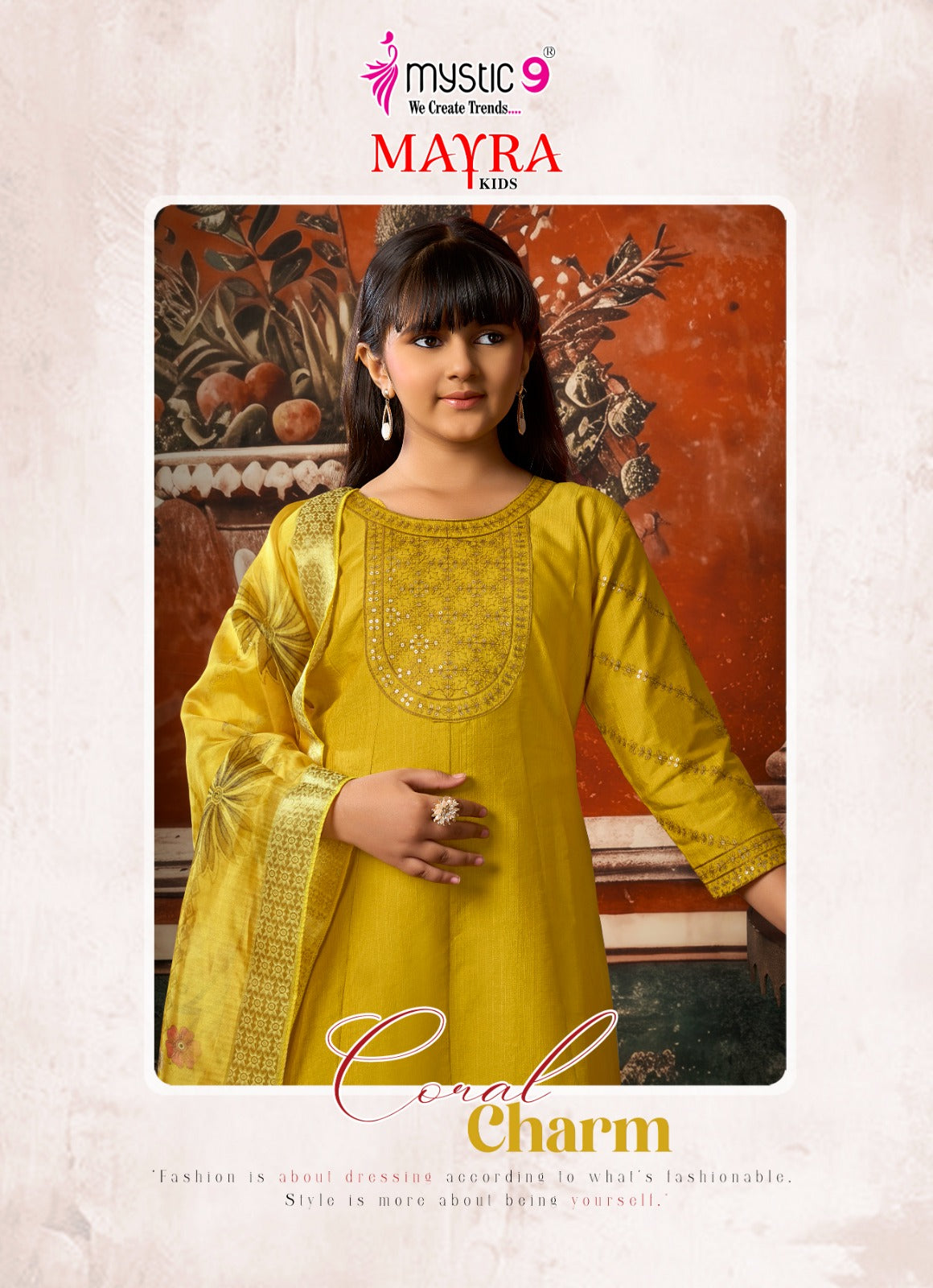 Mayra Vol 1 Mystic 9 Vertican Girls Readymade Pant Suits Wholesale Price