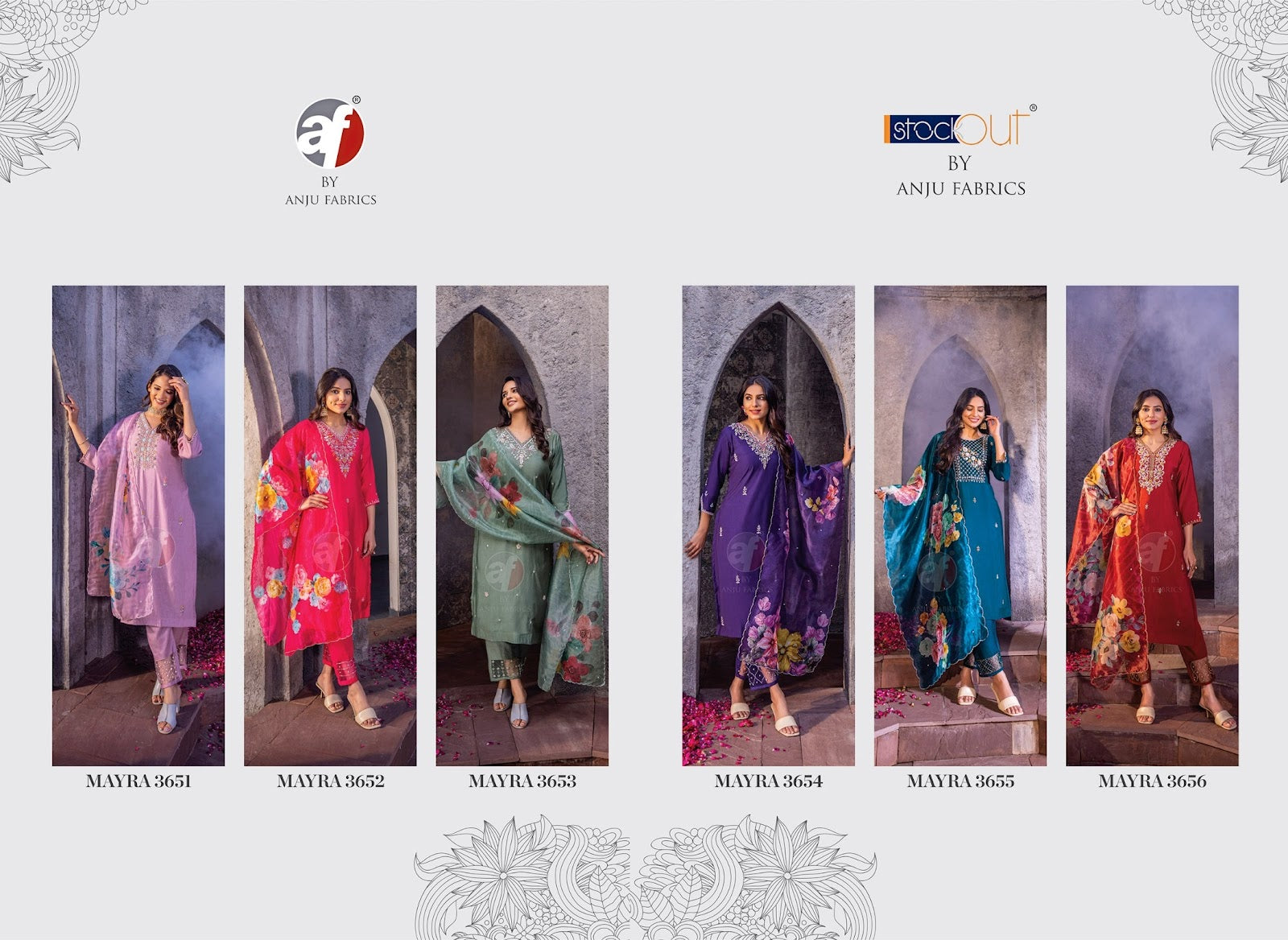 Mayra Vol 4 Af Viscose Modal Readymade Pant Style Suits – Kavya Style Plus