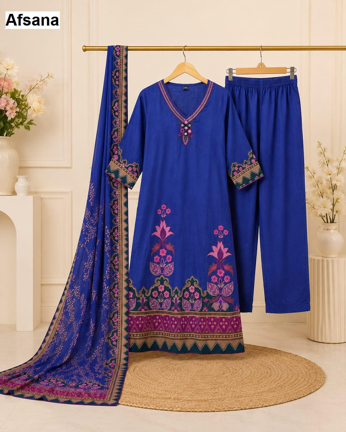 Maysha Afsana Muslin Pakistani Readymade Suits Exporter
