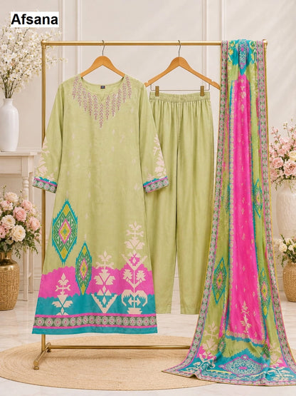 Maysha Afsana Muslin Pakistani Readymade Suits Exporter