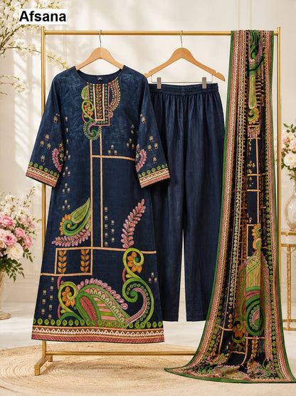 Maysha Afsana Muslin Pakistani Readymade Suits Exporter