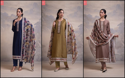 Mayura Naariti Mul Chanderi Pant Style Suits Wholesaler India