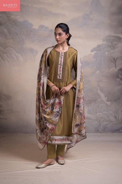 Mayura Naariti Mul Chanderi Pant Style Suits Wholesaler India