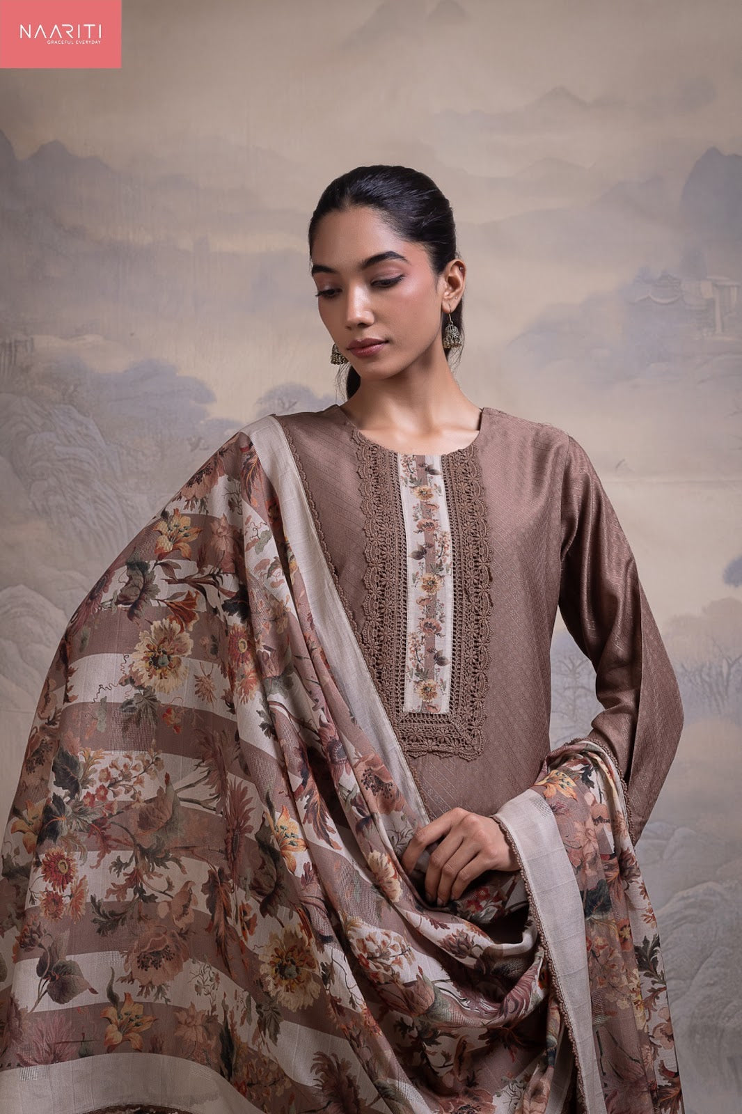 Mayura Naariti Mul Chanderi Pant Style Suits Wholesaler India